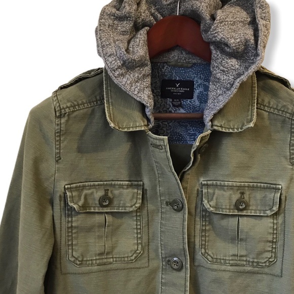American Eagle Outfitters Jackets & Blazers - American Eagle Khaki Jacket M